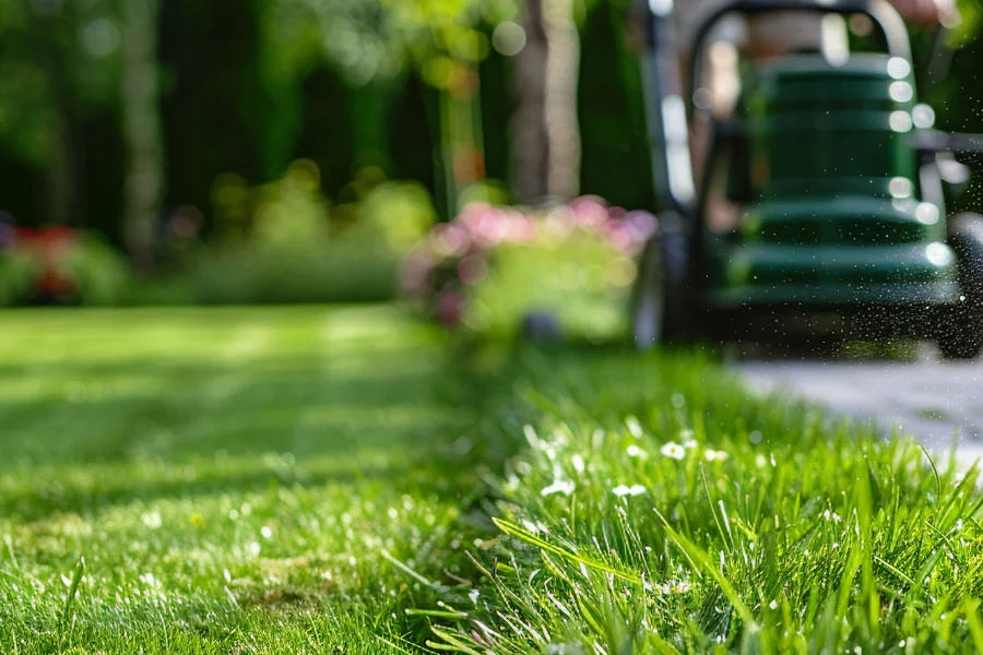 battery operated push lawn mower